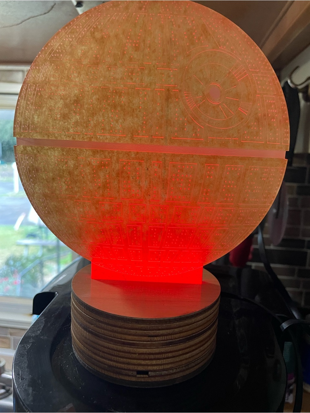 Star Wars Death Star Color-Changing LED Lamp